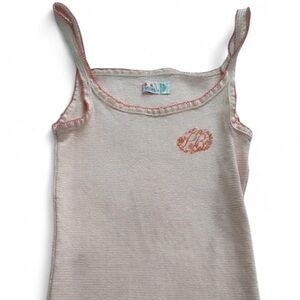 Petit Bateau Light Pink and Coral Camisole